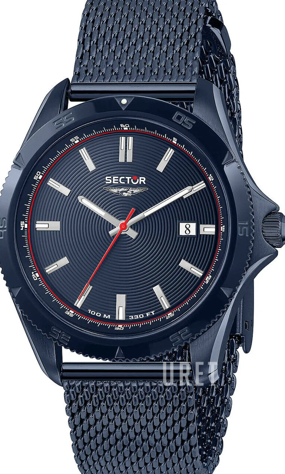 650 Blå/Stål Ø43 mm