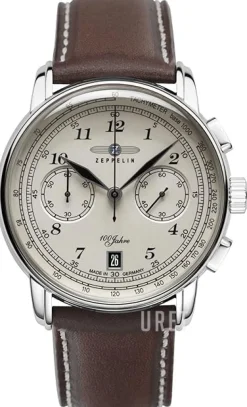 100 Jahre Beige/Läder Ø43 mm