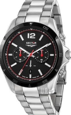 650 Svart/Stål Ø45 mm