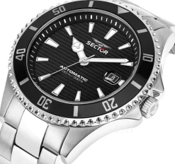 230 Svart/Stål Ø43 mm