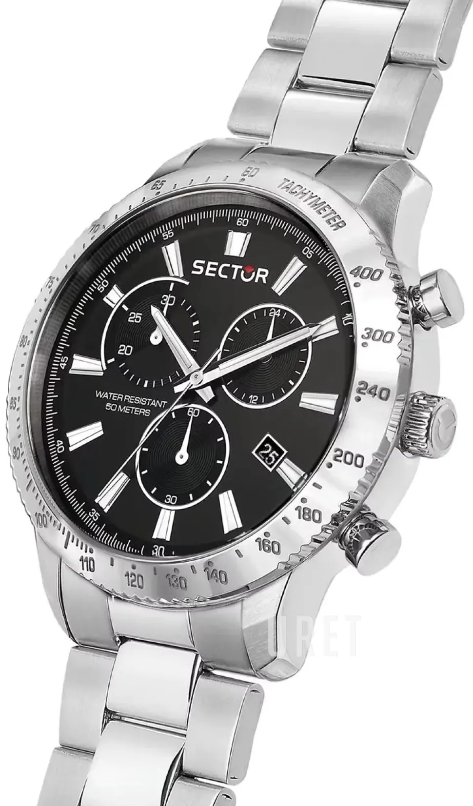 270 Svart/Stål Ø45 mm