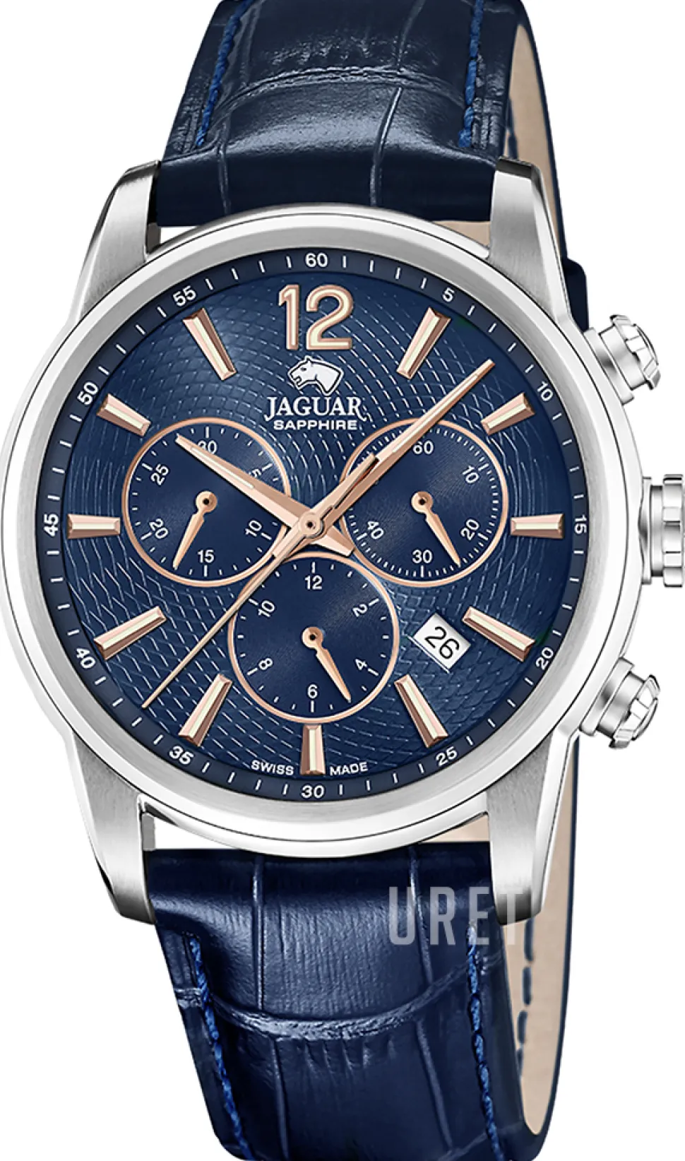 Acamar Blå/Läder Ø42 mm