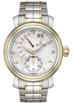 Accutron Silverfärgad/Gulguldtonat stål Ø42 mm