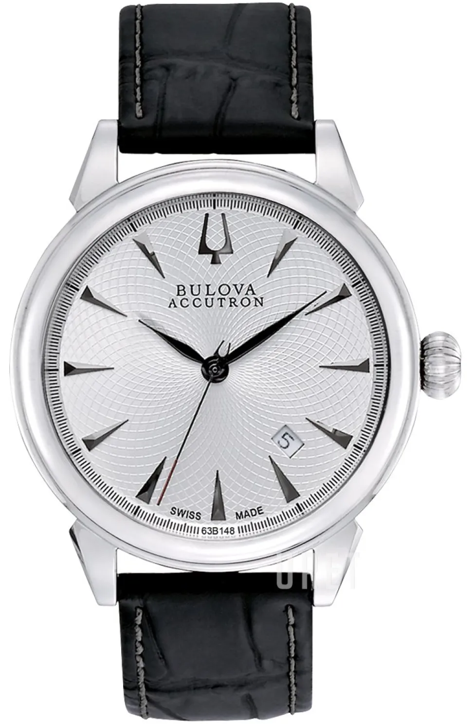 Accutron Silverfärgad/Läder Ø42 mm