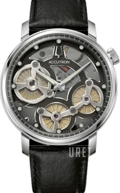 Accutron Spaceview Evolution Grå/Läder Ø44 mm