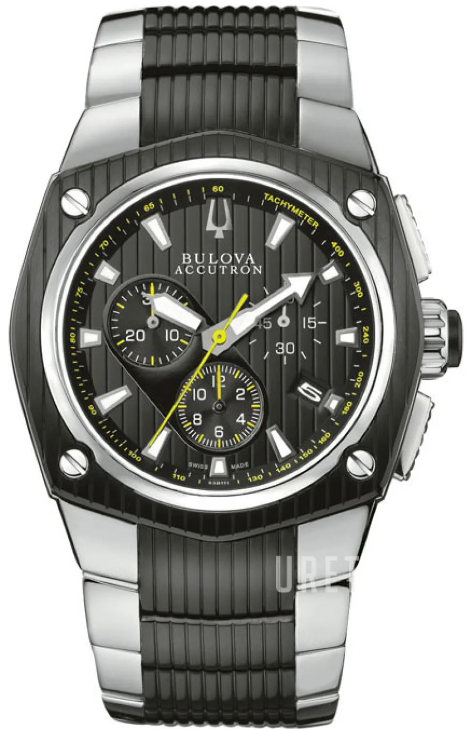 Accutron Svart/Stål Ø42 mm