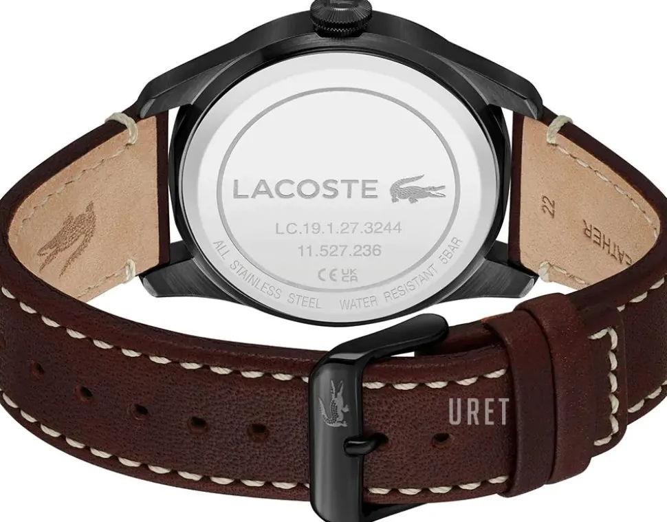 Adventurer Svart/Läder Ø42 mm