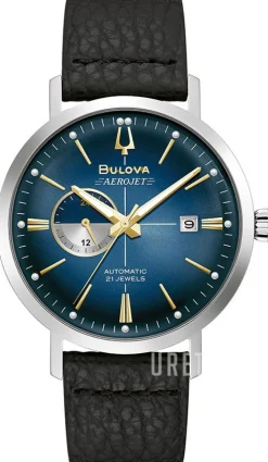 Aerojet Blå/Läder Ø41 mm