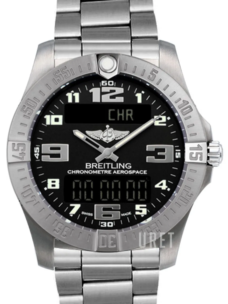 Aerospace Evo Svart/Titan Ø43 mm