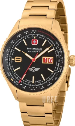 Afterburn Svart/Gulguldtonat stål Ø43 mm