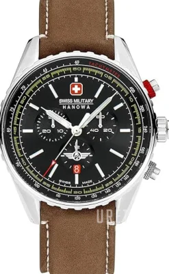 Afterburn Svart/Läder Ø44 mm