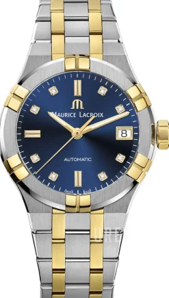 Aikon Blå/Gulguldtonat stål Ø35 mm