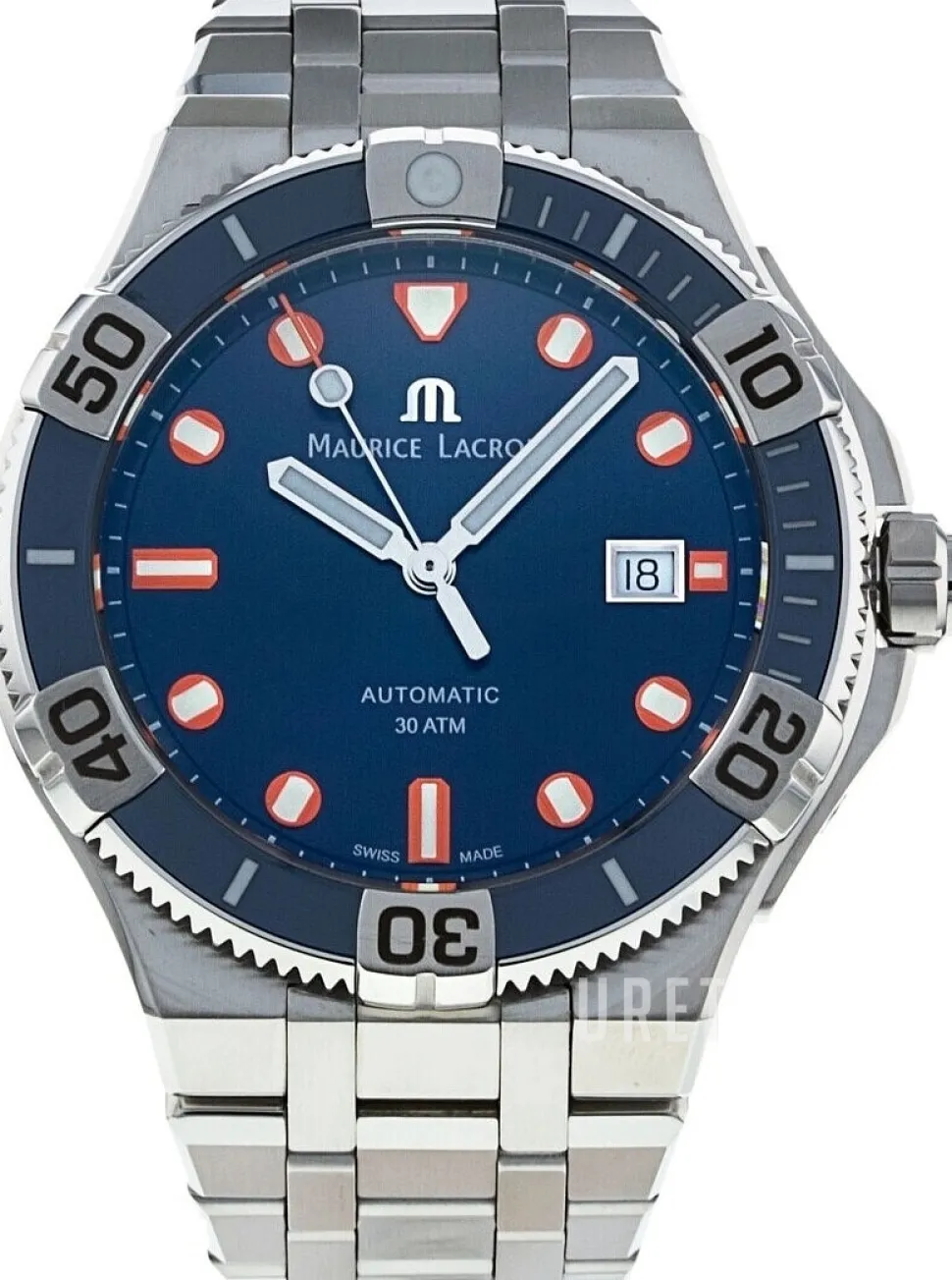 Aikon Blå/Stål Ø43 mm