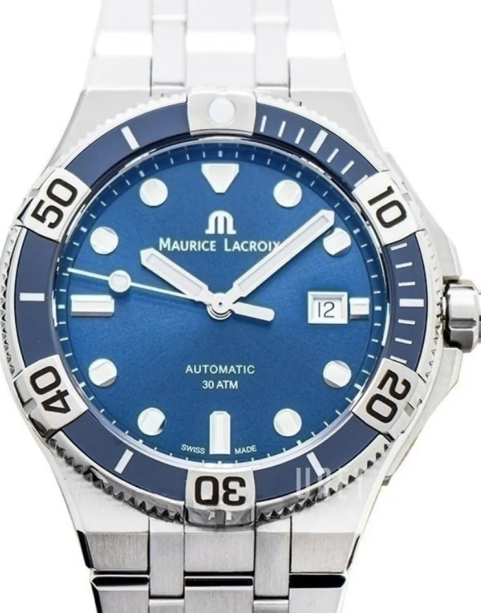 Aikon Blå/Stål Ø43 mm