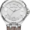 Aikon Lady Quartz Silverfärgad/Läder Ø35 mm