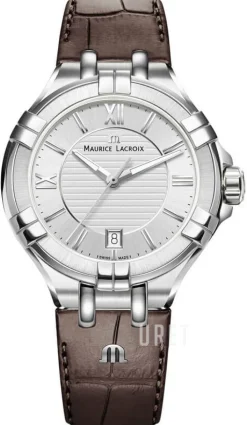 Aikon Lady Quartz Silverfärgad/Läder Ø35 mm