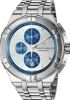 Aikon Quartz Chronograph Silverfärgad/Stål Ø44 mm