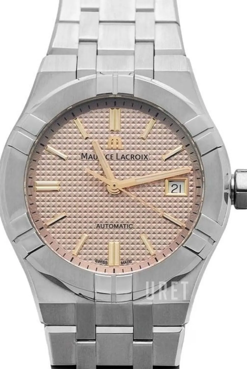 Aikon Roséguldstonad/Stål Ø39 mm