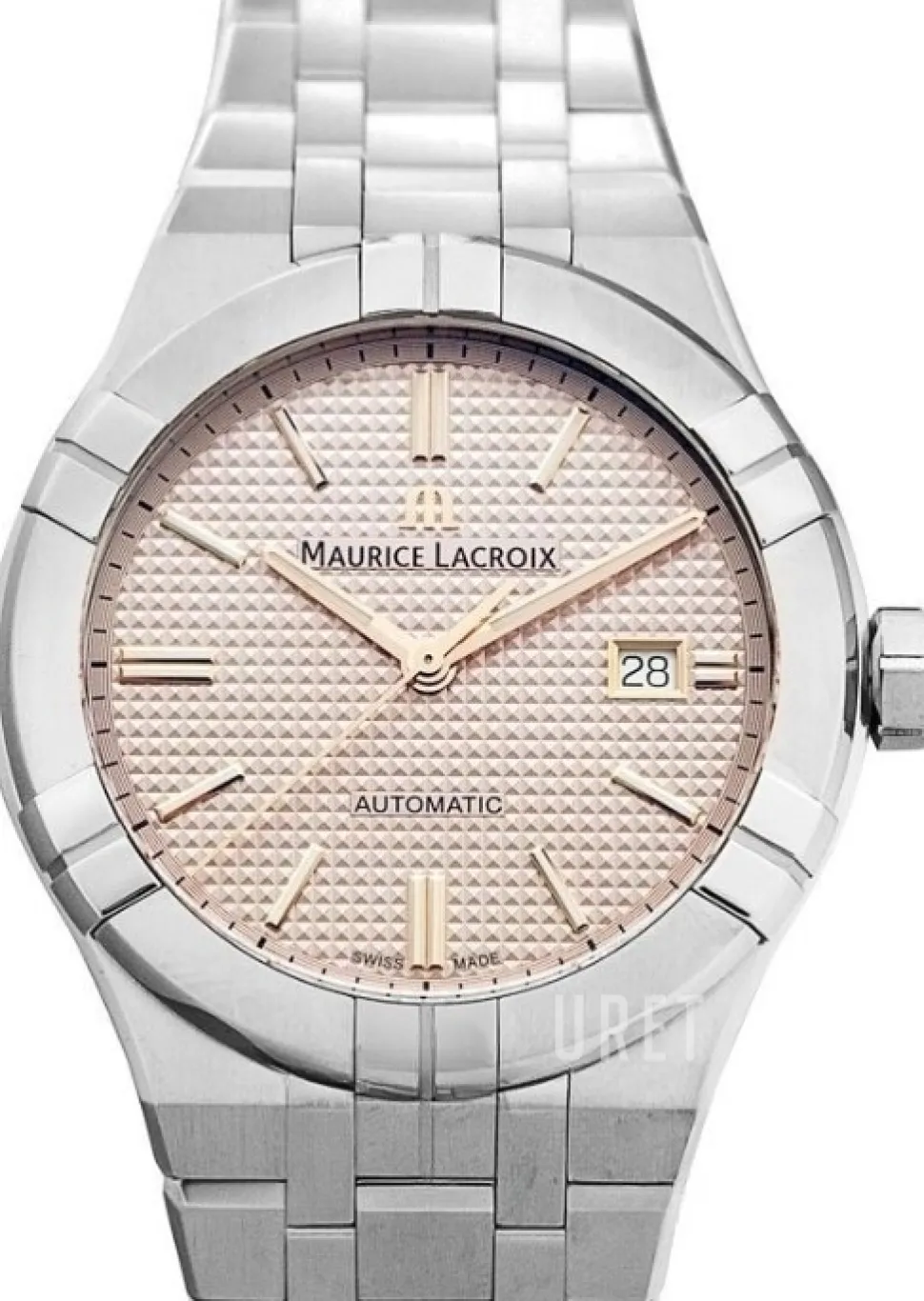 Aikon Roséguldstonad/Stål Ø42 mm