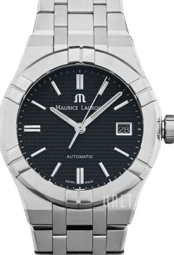 Aikon Svart/Stål Ø39 mm