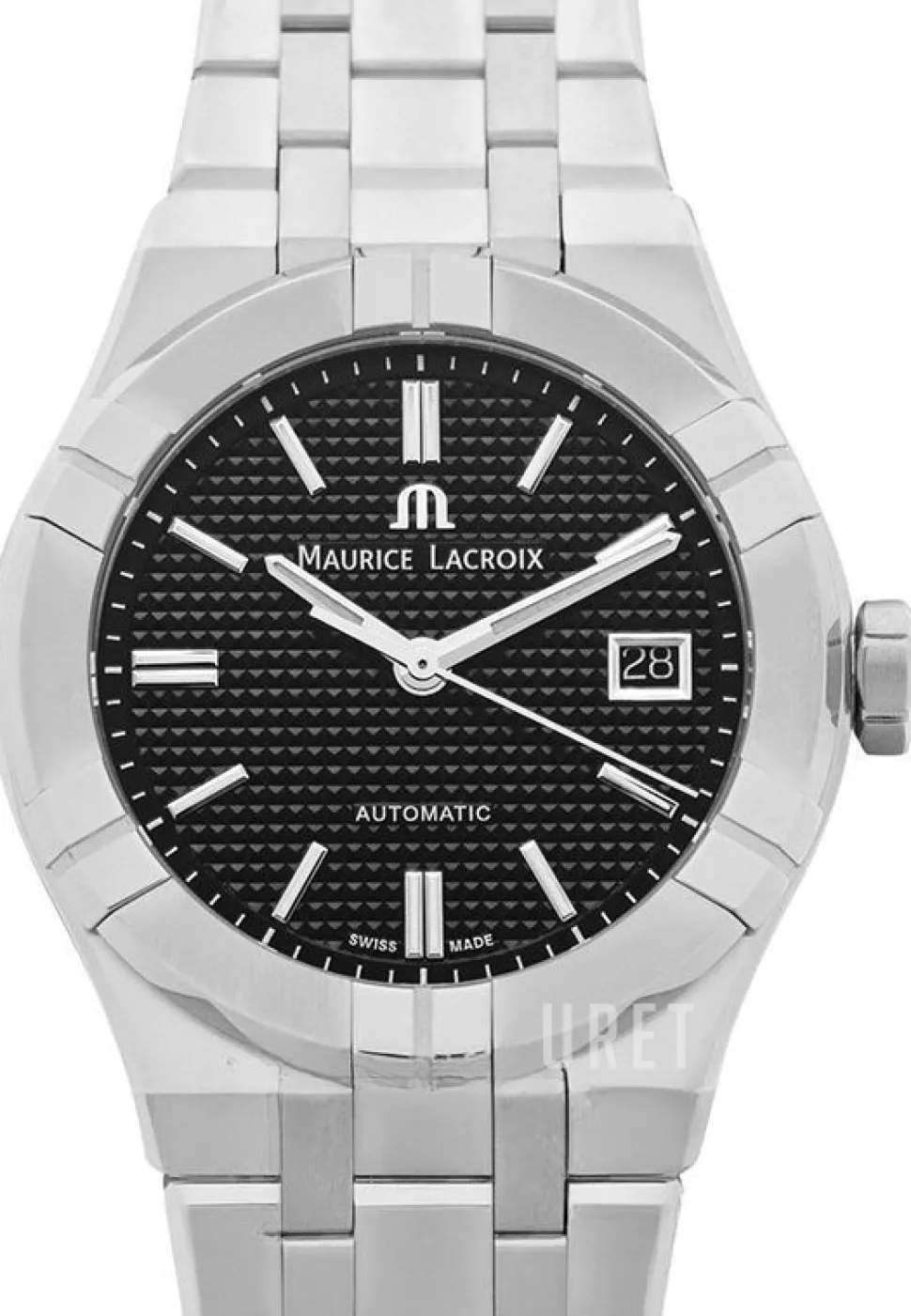 Aikon Svart/Stål Ø39 mm