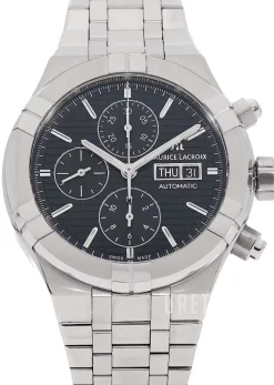 Aikon Svart/Stål Ø44 mm