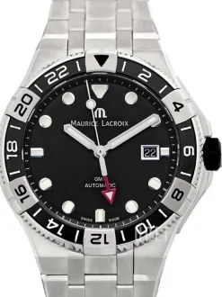 Aikon Svart/Stål Ø43 mm