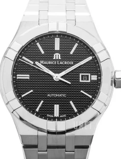 Aikon Svart/Stål Ø42 mm