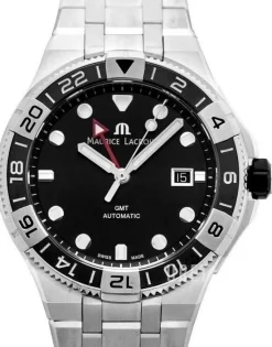 Aikon Svart/Stål Ø43 mm