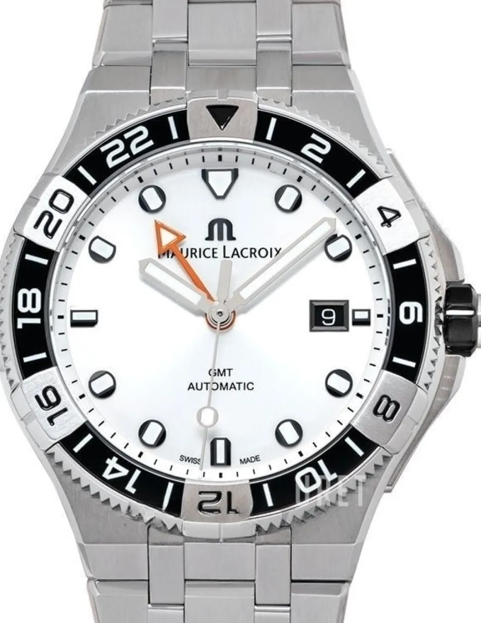 Aikon Vit/Stål Ø43 mm