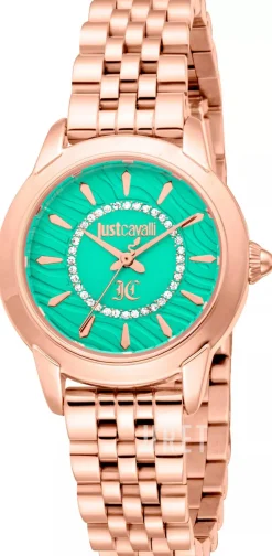 Allegra Grön/Roséguldstonat stål Ø30 mm