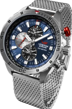 Almaz Blå/Stål Ø47 mm