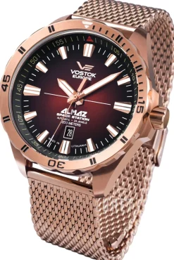 Almaz Brun/Roséguldstonat stål Ø47 mm