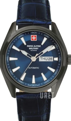 Alpine by Grovana Blå/Läder Ø43 mm