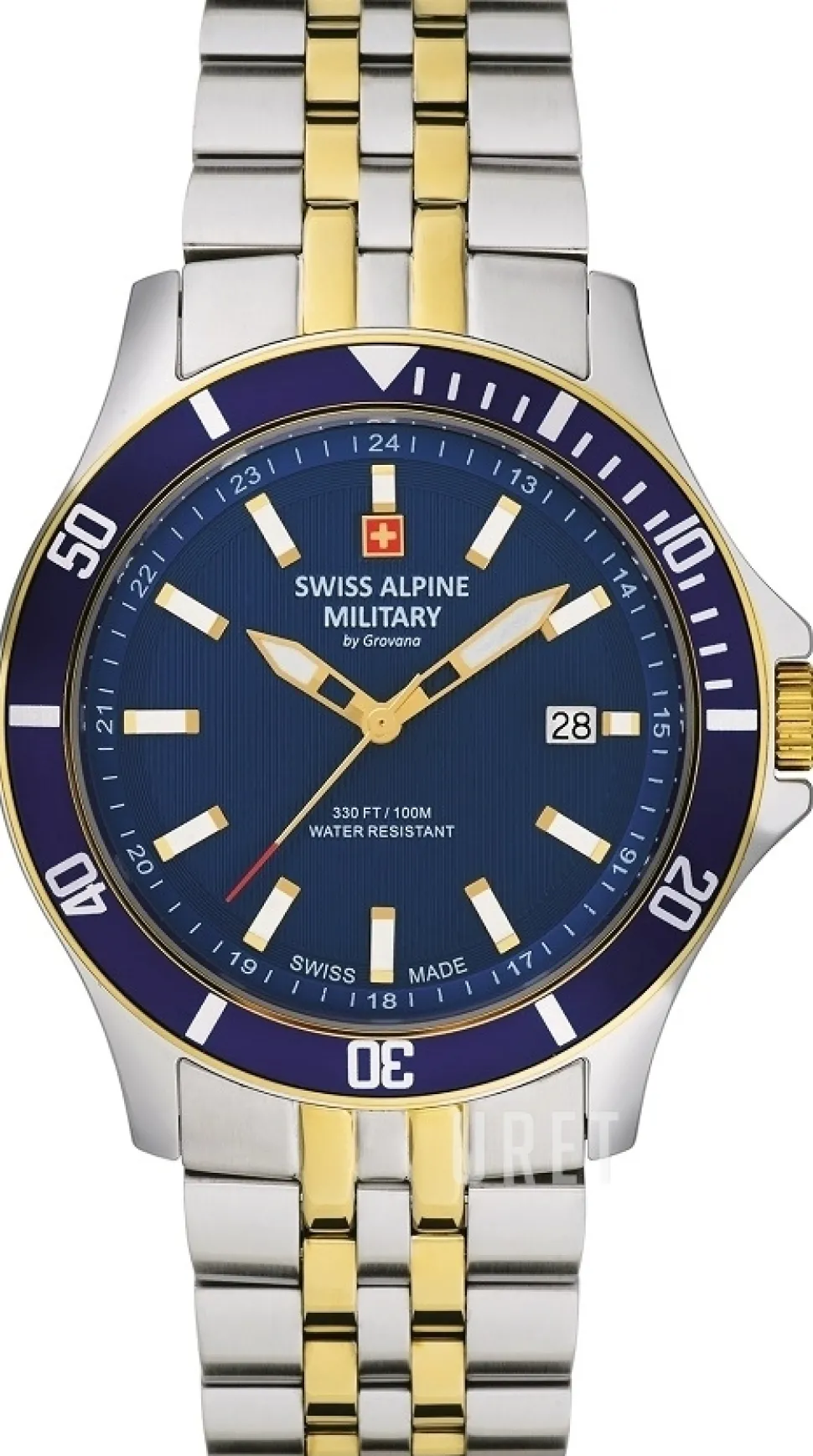 Alpine by Grovana Blå/Stål Ø42 mm