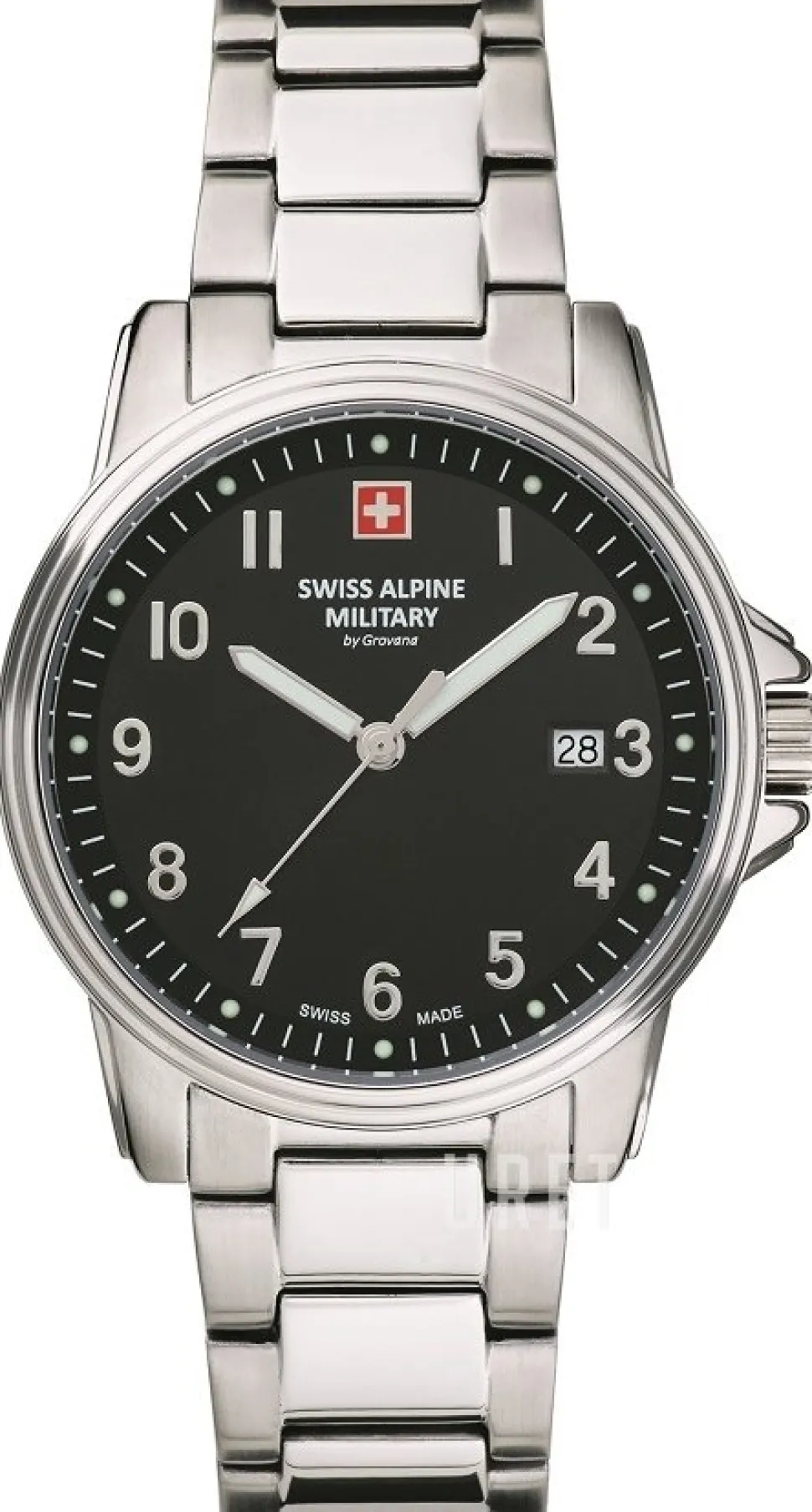 Alpine by Grovana Svart/Stål Ø41 mm