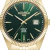 Amalfi Gents Grön/Gulguldtonat stål Ø42 mm