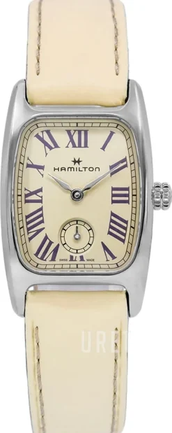 American Classic Boulton Beige/Läder 27x24 mm