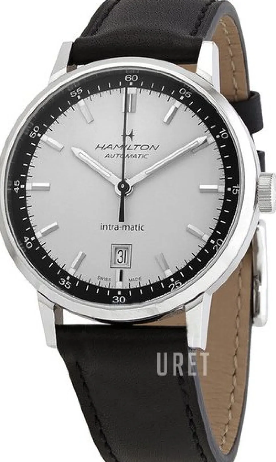 American Classic Intra-Matic Grå/Läder Ø40 mm