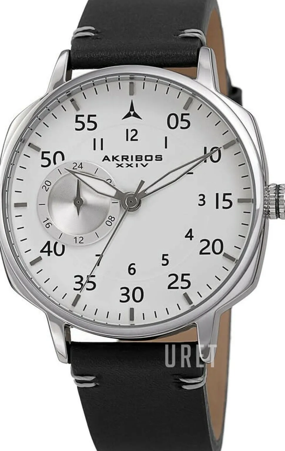 Analog Vit/Läder Ø42 mm