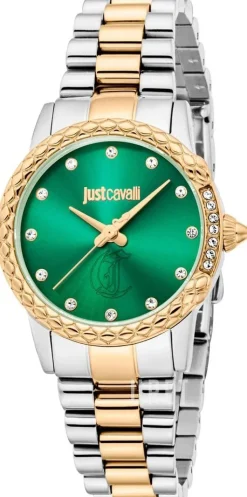 Animalier Fiorenza Snake Grön/Gulguldtonat stål Ø30 mm