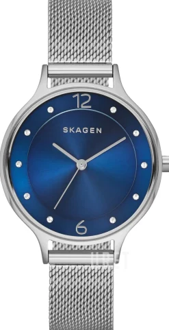 Anita Blå/Stål Ø30 mm