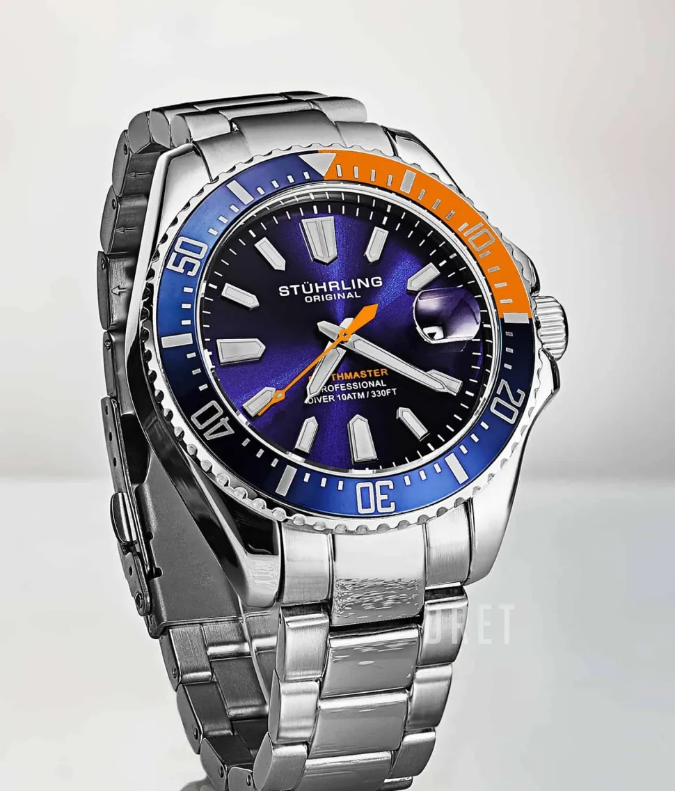 Aquadiver Blå/Stål Ø42 mm