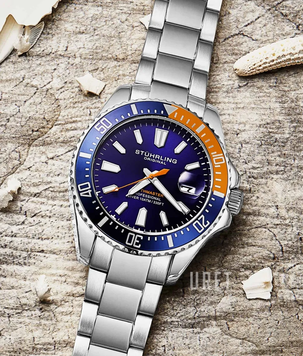 Aquadiver Blå/Stål Ø42 mm