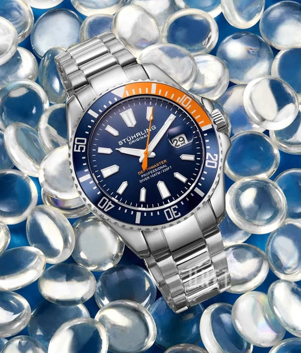 Aquadiver Blå/Stål Ø42 mm