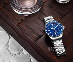 Aquadiver Blå/Stål Ø42 mm