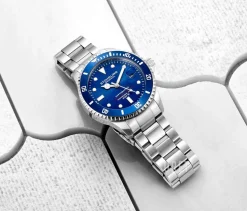 Aquadiver Blå/Stål Ø42 mm