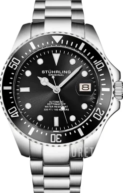 Aquadiver Depthmaster Svart/Stål Ø42 mm