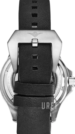 Aquadiver Depthmaster Svart/Läder Ø42 mm