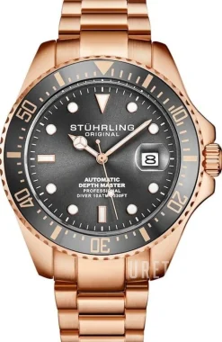 Aquadiver Grå/Roséguldstonat stål Ø42 mm